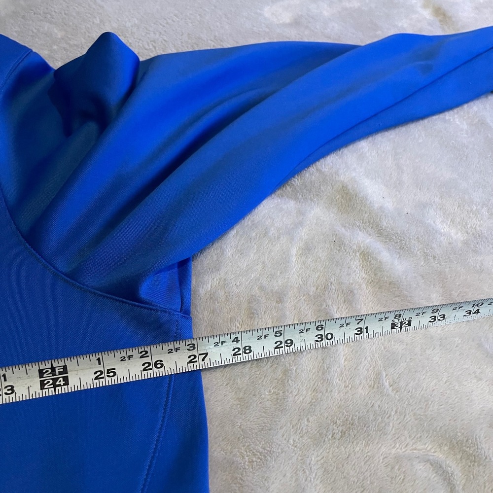 Italy Puma Warmcell Hoodie Mens XXL Blue Soccer Training Pullover Sweatshirt - Picture 5 of 13